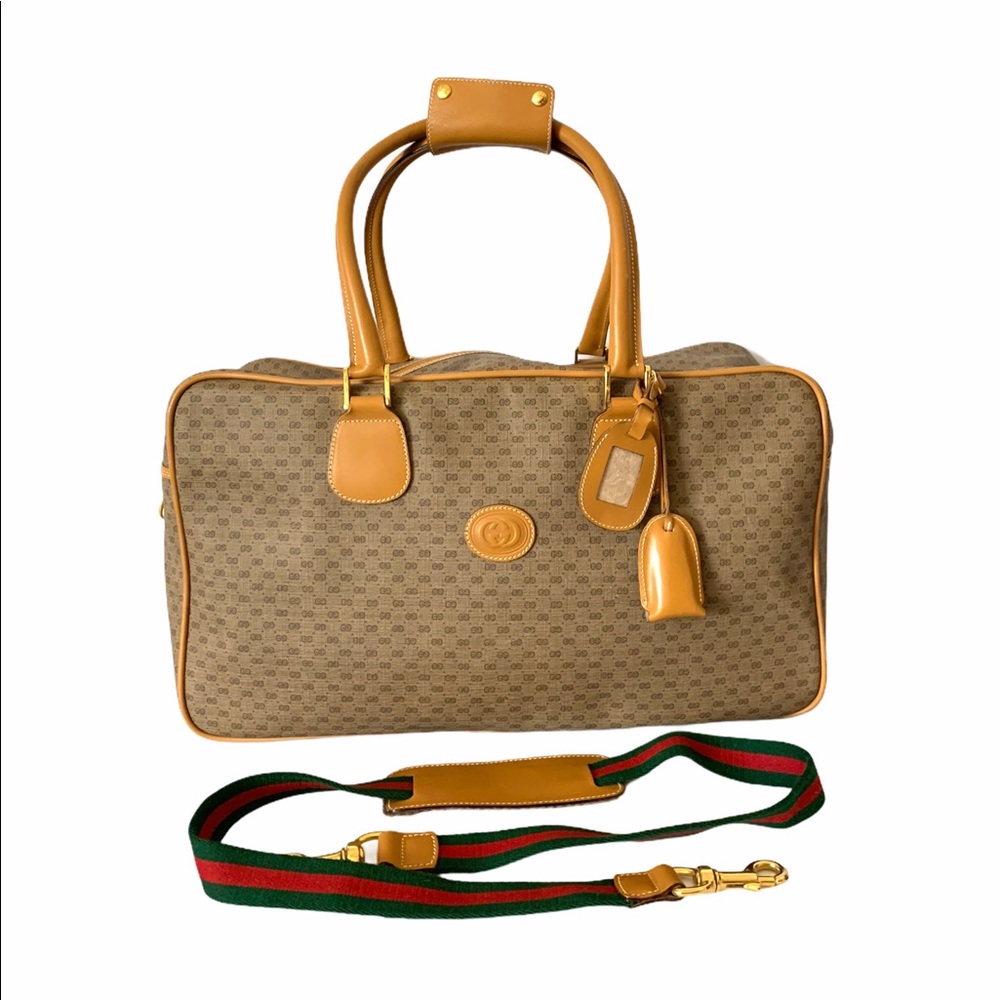 Gucci Vintage GG Mini Monogram Duffle Bag